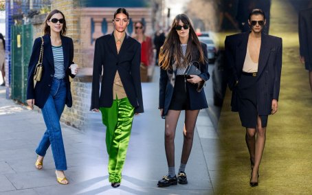 15 look con outfit blu da sperimentare in ufficio (e non solo) Amica