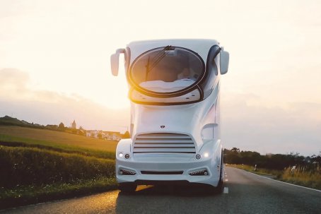 Il camper di lusso, con suite, letto king size e lounge Dove Viaggi